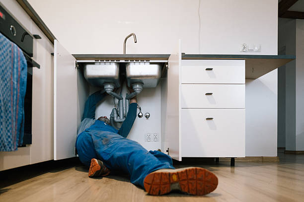 Professional Drain Cleaning technician working in Morton, MS